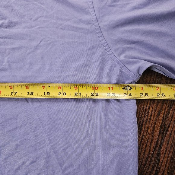 FootJoy Polo Men's Purple Micro Stripe Performance Stretch Shirt FJ Golf Size XL - Picture 8 of 8